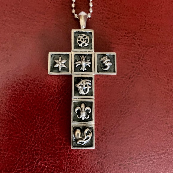 Chrome Hearts - Sterling Silver Cross Pendant - Picture 3 of 6